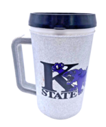K State LARGE Travel Mug Cup Betras Super Thermos Vintage - $635.04 MXN