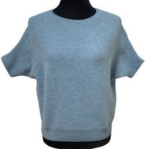 The Reset R Label Blue Steel Merino Wool Essential Pullover Sweater Size... - £45.55 GBP