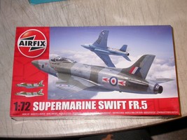 Airfix 1/72 Scale Supermarine Swift FR.5 Military Aircraft Model Kit 040... - $29.99