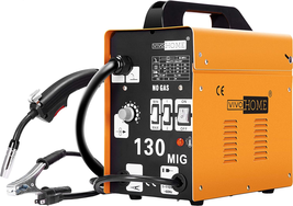  130 Flux Core Wire Automatic Feed Welding Machine Portable No Gas 110V 120V AC  - £168.20 GBP