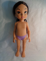 Disney Store Animators Collection Jasmine 16&quot; Doll - Nude - £17.71 GBP