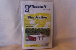 HO Scale Pikestuff, Fire Station Building Kit, #541-0192 BNOS - $40.00