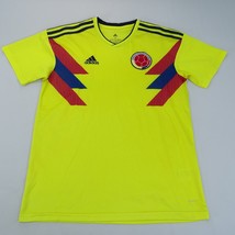Colombia Federacion Jersey Mens Medium Yellow Home Futbol Soccer Adidas - £21.62 GBP