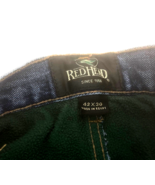 REDHEAD Mens Jeans Flannel Lined 42 X 30 Blue Denim - $17.50
