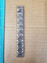 GLEN USA Stainless stretch Band 1970s Vintage Watch Band W109 - £43.71 GBP