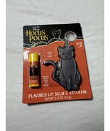 Disney Hocus Pocus PUMPKIN SPICE Flavored Lip Balm Binx Black Cat Holder - $187.93 MXN