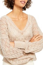 Free People Womens Say Hello Wool Blend Open Stitch Sweater - $61.38