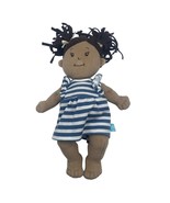 Manhattan Toy Baby Stella Doll Brown Hair First Plush Soft  - £12.00 GBP