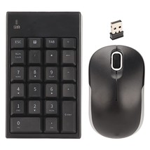 Numeric Keypad Mouse Combo, 2.4Ghz Wireless Number Pad And Mouse Abs Material 22 - £37.55 GBP