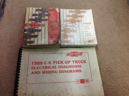 1989 Chevy CK Truck 1500 2500 3500 Service Shop Repair Manual Set W EWD ... - $170.36