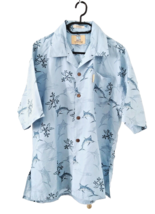 Coconut Pier By Top Image USA  Mens Hawaiian Style Short Sleeved  Shirt M - £14.48 GBP