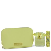 Versace Yellow Diamond Perfume 3.0 Oz Eau De Toilette Spray 3 Pcs Gift Set - £78.65 GBP
