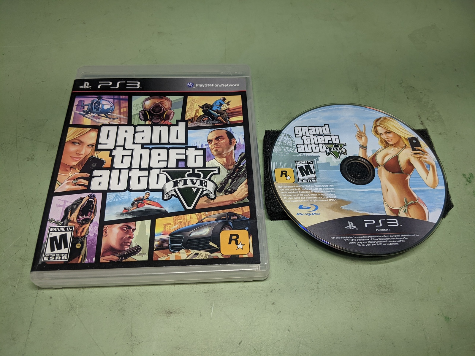 Grand Theft Auto V Sony PlayStation 3 Disk and Case - $5.70