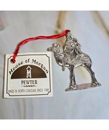 House Of Morgan Pewter wise men Ornament Hand-Cast Pewter Christmas vintage - $27.00