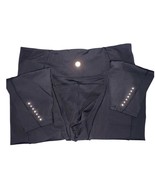 Athleta Crop Leggings Reflective Details High Waist Activewear Black XL - €17,15 EUR