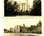 2 Royal Hawaiian Hotel Real Photo Postcards Honolulu Hawaii 1950&#39;s Waiki... - $17.87