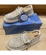 Hey Dude Wendy Sox Glacier Grey Slip On Shoes 40078-1HD Women&#39;s Size 8 - $53.81 CAD