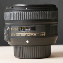 Nikon AF-S FX Nikkor 50mm f/1.8G Auto Focus Portrait DSLR Cam Lens *GOOD... - £92.84 GBP