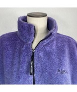 Black Mountain Outdoor Fleece Jacket Womens Large Alaska Moose Twilight ... - £45.17 GBP