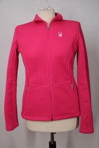 Spyder M Pink Knit Full Zip Fleece-Lined Jacket - £22.31 GBP