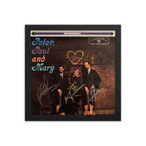 Peter, Paul &amp; Mary signed debut album &quot;Peter, Paul &amp; Mary&quot; Reprint - £59.87 GBP