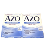 Azo Fast Relief Urinary Pain Relief, 30 Tablets - 2 Boxes - Exp 09/26 - $350.81 MXN