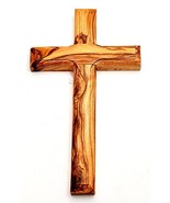 Olive Wood Cross Made in Bethlehem Jerusalem (Size L/16 x W/9 cm) - £13.82 GBP