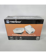 Trendnet Powerline 200 AV Nano Adapter Kit TPL-308E2K/A NEW Sealed - $25.69