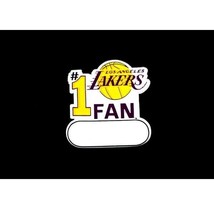 Los Angeles Lakers #1 Fan Magnet Size 3&quot; By 3&quot; New Nba - £6.33 GBP