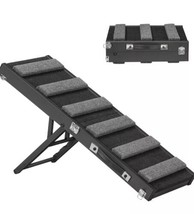 Dog Ramp, Folding Portable Pet Ramp for Small Dogs, Adjustable from 9.5&quot;... - £29.37 GBP