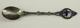 Vintage Silver Plated Souvenir Spoon Made Holland DELFT China Windmill F... - $18.70