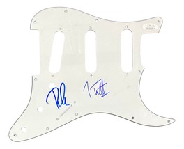 Joe Elliott Phil Collen Def Leppard Signé Blanc Guitare Pick Protection JSA ITP - £282.68 GBP