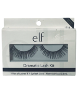 e.l.f. Natural Dramatic Lash Kit 1-Pair lashes &amp; Eyelash Glue 1714 - $68.59 MXN