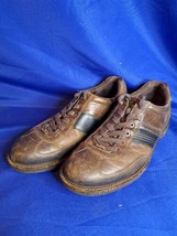 ECCO  Brown Leather Shoes Sneakers Men’s US 11.5 EU 42 Excellent condition - £22.35 GBP