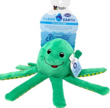 Spunky Pup Clean Earth Plush Octopus Shark Dog Toy, Large - $5.95