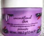 Philosophy UNCONDITIONAL LOVE Salt Body Scrub 12oz Sealed Holiday Edition - $30.68