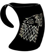 House Stark Game of Thrones GOT Wolf Carved Beer Tankard Drinking Horn 1... - £21.74 GBP