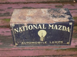 Vintage Mazda GE National Mazda Lamp Store Display Cabinet - $321.75