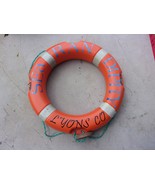 Vintage EVAL Boat Life Preserver Ring Buoy Nautical &quot; Sea-ran-dipity&quot; 25... - $3,438.19 MXN