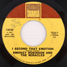 Smokey Robinson – I Second That Emotion / You Must Be Love - 45 rpm 7&quot; Single - £5.63 GBP