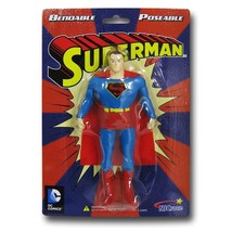 DC Comics Superman Bendable Poseable Action Figure Justice League Hero 2013 Toy - $16.79