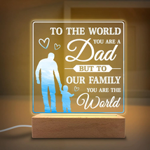 Fathers Day Gifts from Daughter Son, Daughter Acrylic Night Light Gifts for Dad - $17.83
