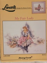 Lanarte by Stoney Creek MY FAIR LADY Cross Stitch Leaflet Only ~ girl / flowers - £4.80 GBP