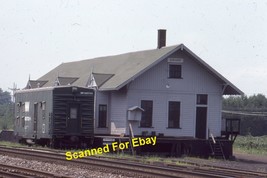 Girard (Erie Co.) Pennsylvania Nickel Plate NKP Railroad Station 1989 Slide - £5.41 GBP