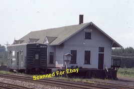 Girard (Erie Co.) Pennsylvania Nickel Plate NKP Railroad Station 1989 Slide - £5.34 GBP