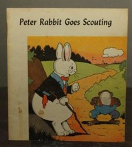 Vintage Childrens Book Platt &amp; Munk Peter Rabbit Goes Scouting 1961 Reprint - £10.03 GBP
