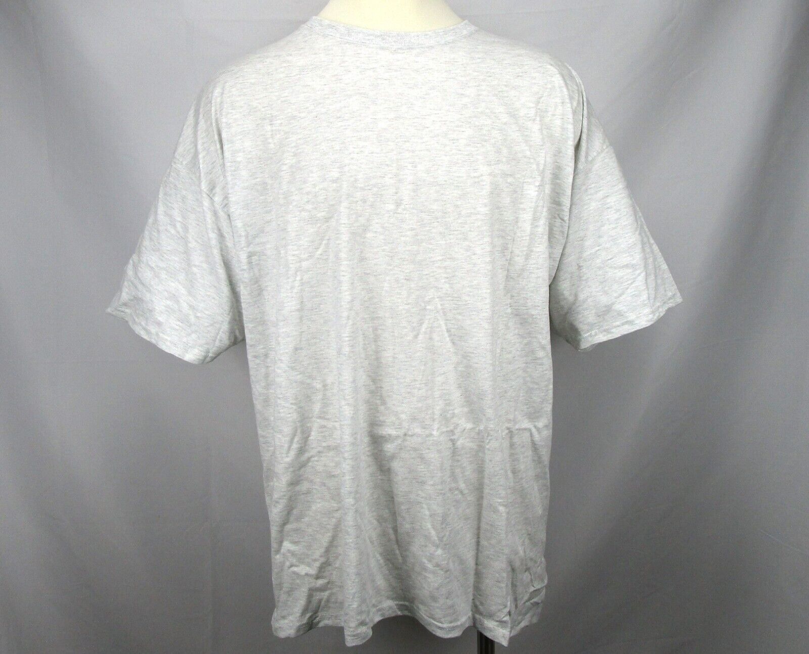 Hanes Men's Nano-T Men's T-Shirt Sz 3XL Casual Ash Gray Short Sleeve Apparel - £18.20 GBP