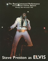 Steve Preston as Elvis Presley The Royal Command Performance Signed Photo - £7.18 GBP