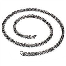 Vintage Chain Wholesale Dropshipping Men&#39;s Stainless Steel High Quality Necklace - £16.04 GBP