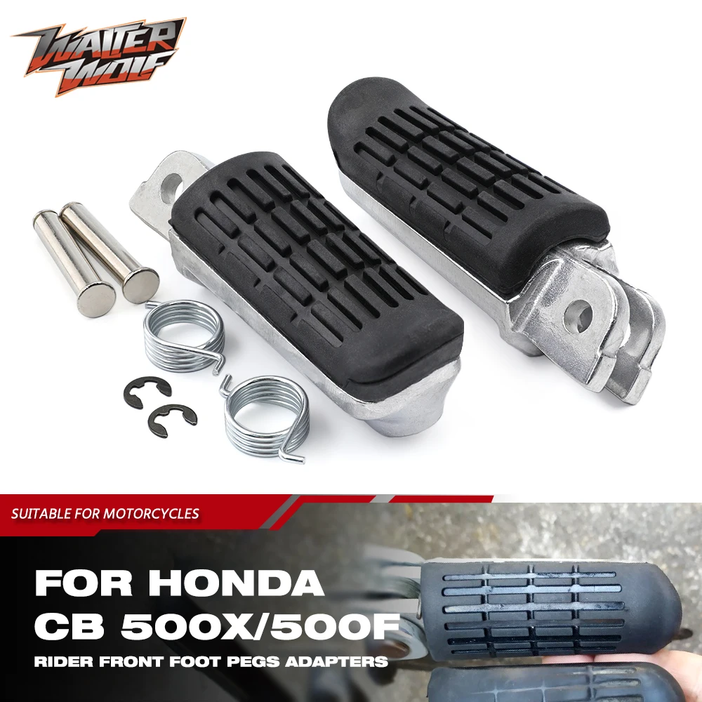 Motorcycle Front Footrest Adapters For HONDA CBR250R CBR300R CBR500R CB500F - $27.82